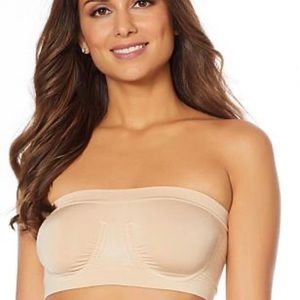 Bandeau seamless underwire bra